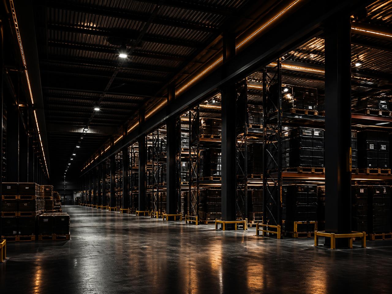 Centro logístico industrial moderno